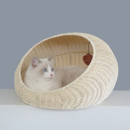 Washable Grass Woven Pet Bed
