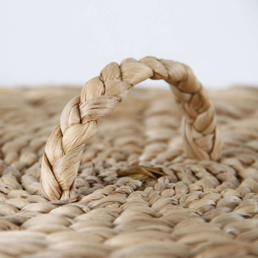 Custom wholesale round storage basket with lid