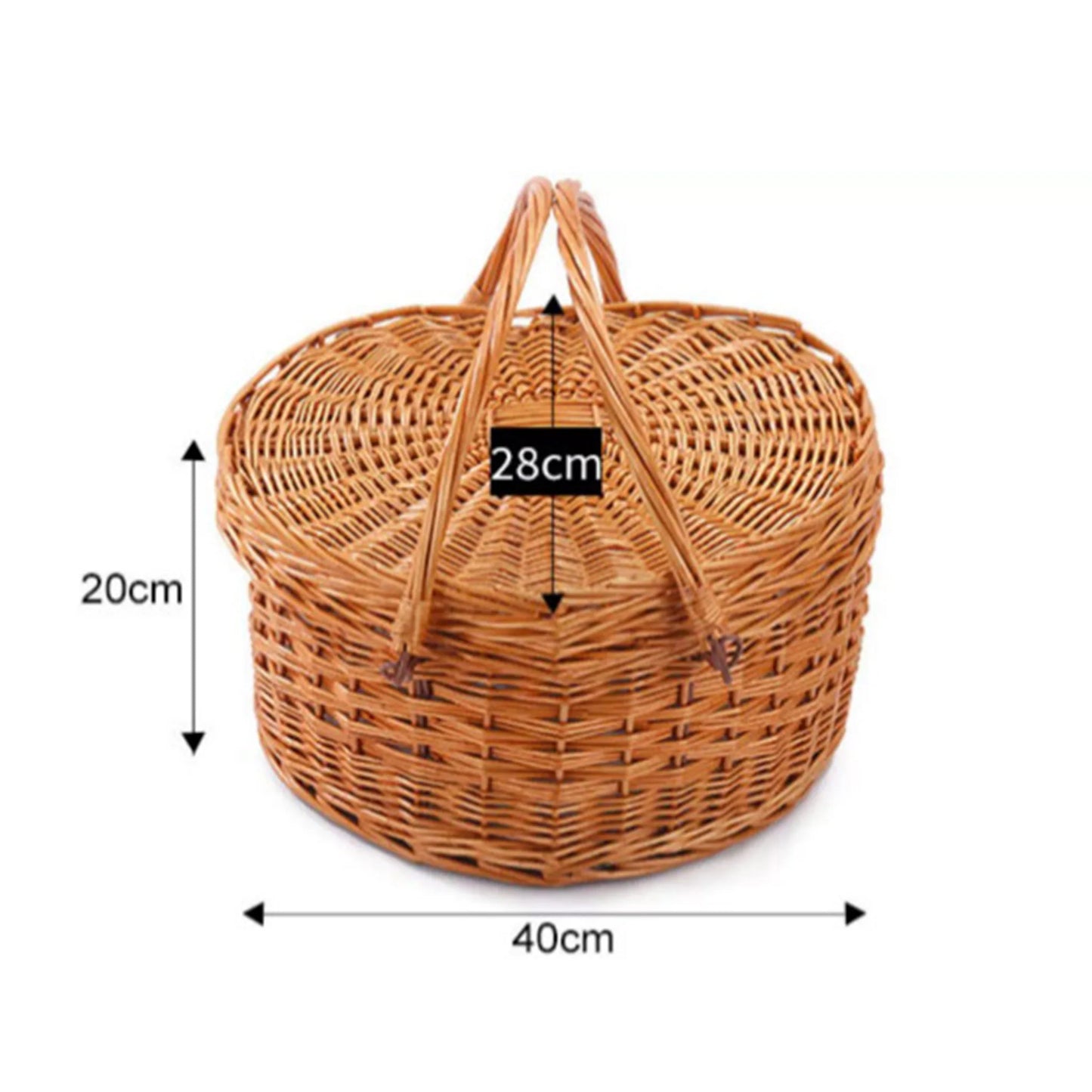 The Weekendist Woven Picnic Hamper