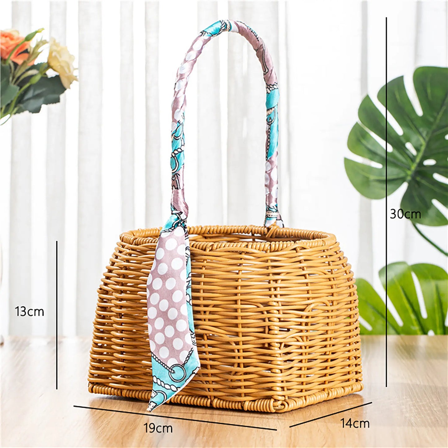 Natural Fiber Gift Basket