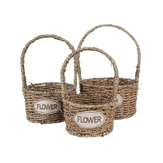 storage basket with handle set