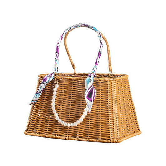Natural Fiber Gift Basket