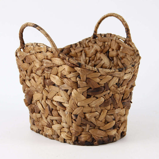 basket storage with handles