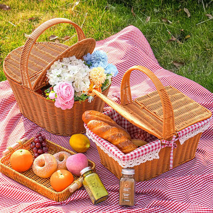 Water Hyacinth Picnic Basket