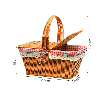 Water Hyacinth Picnic Basket