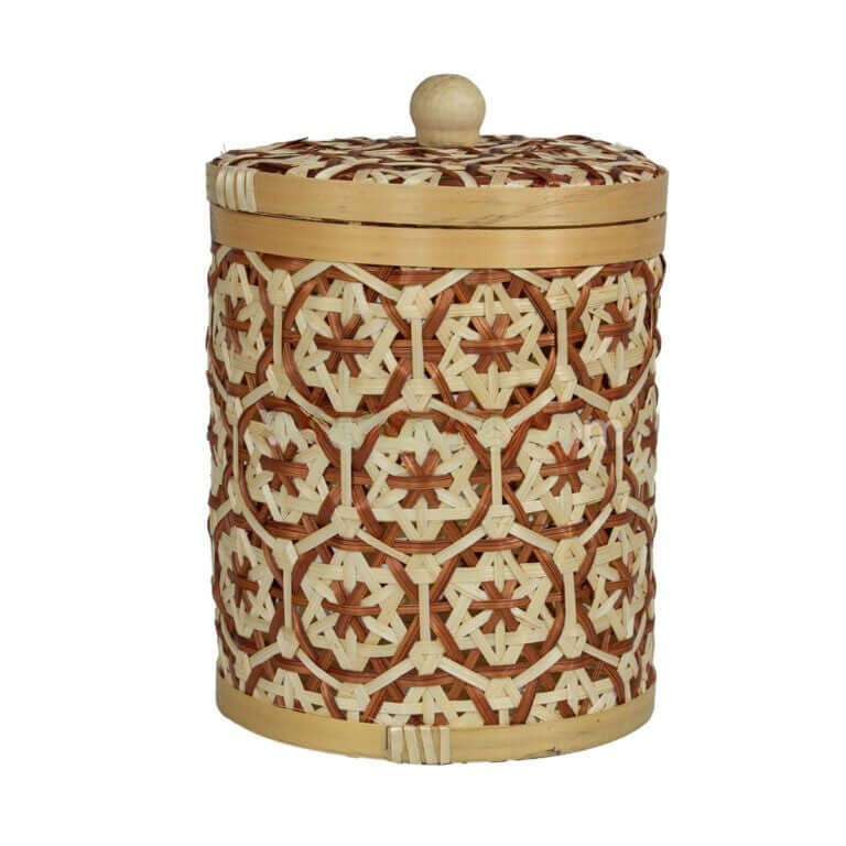 Gift Box Made From Weaving Bamboo