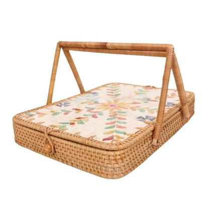 Custom wholesale rattan hampers